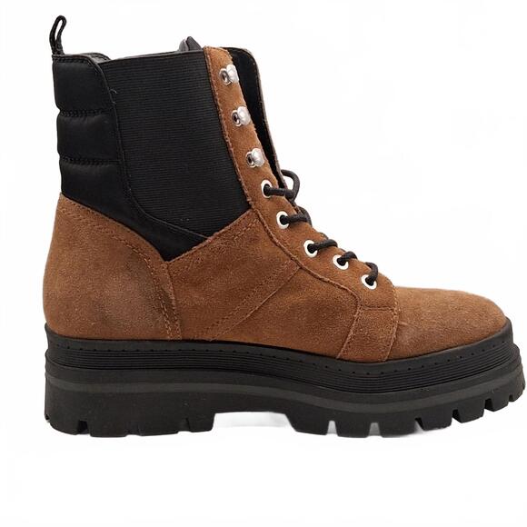 Marc Fisher Sashia Platform Combat Boot Womans Size 8 suede - Picture 3 of 8